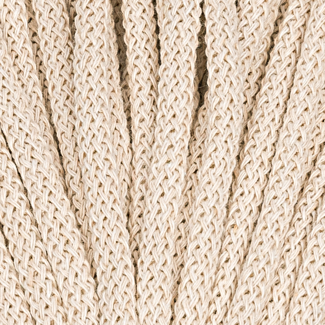 5mm Braided Cord – Almond Color