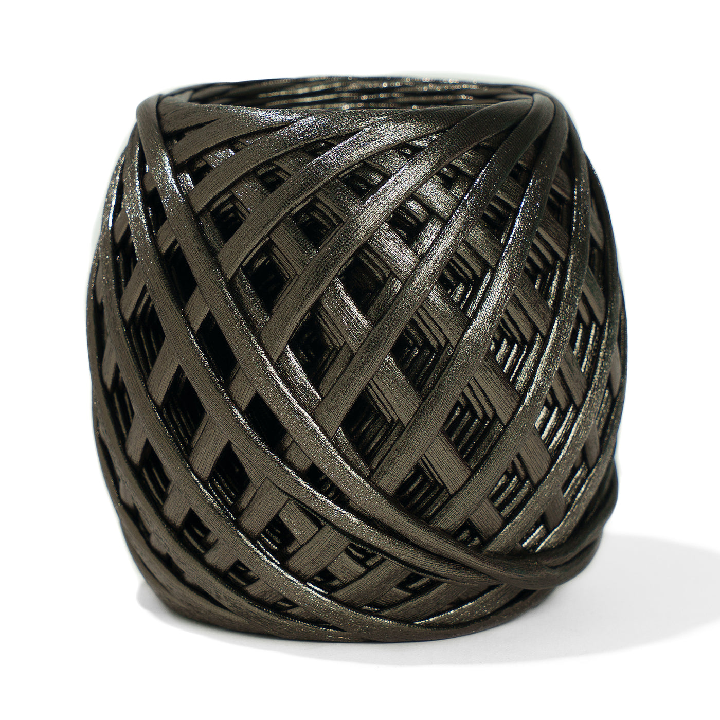 Fabric Yarn Metallic T-Shirt Yarn Anthracite Color