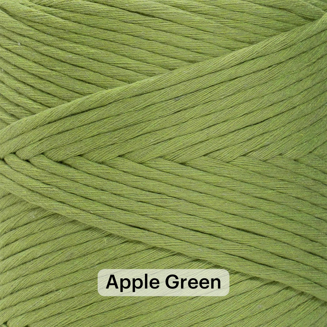 SOFT COTTON CORD ZERO WASTE 4 MM - 1 SINGLE STRAND - SAMPLES