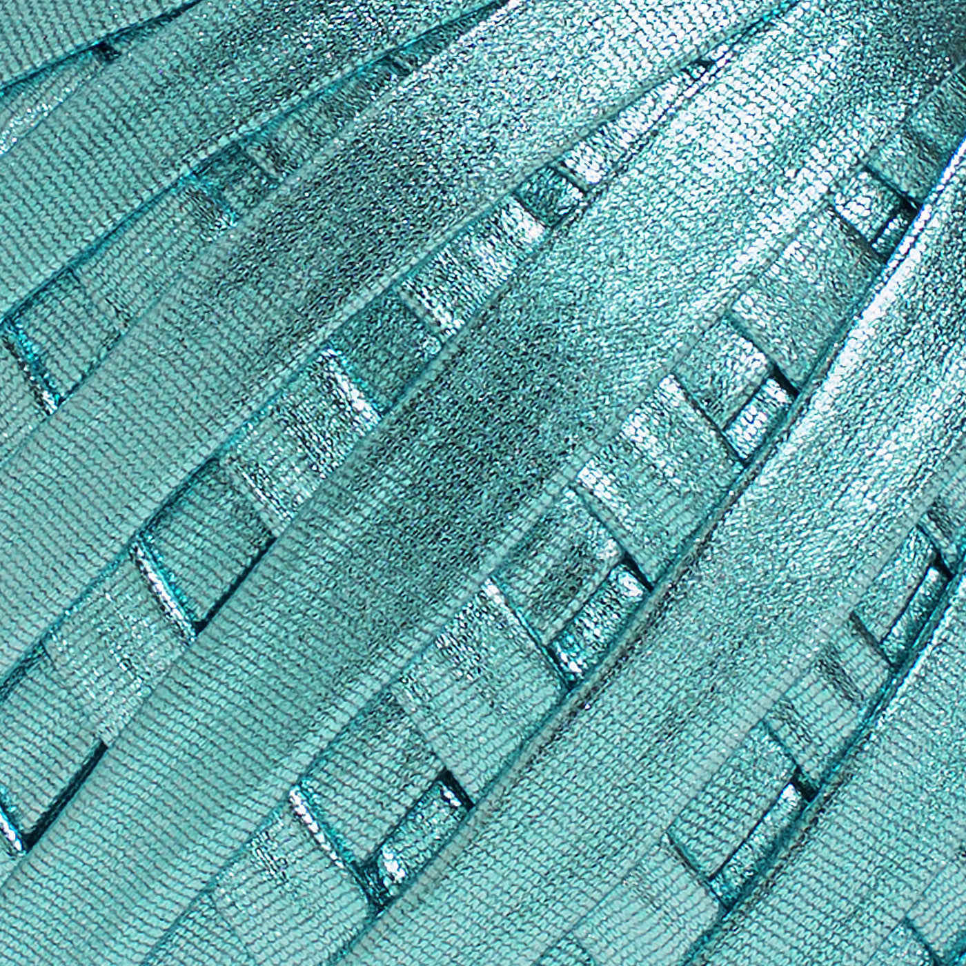 Fabric Yarn Metallic T-Shirt Yarn Aqua Blue Color