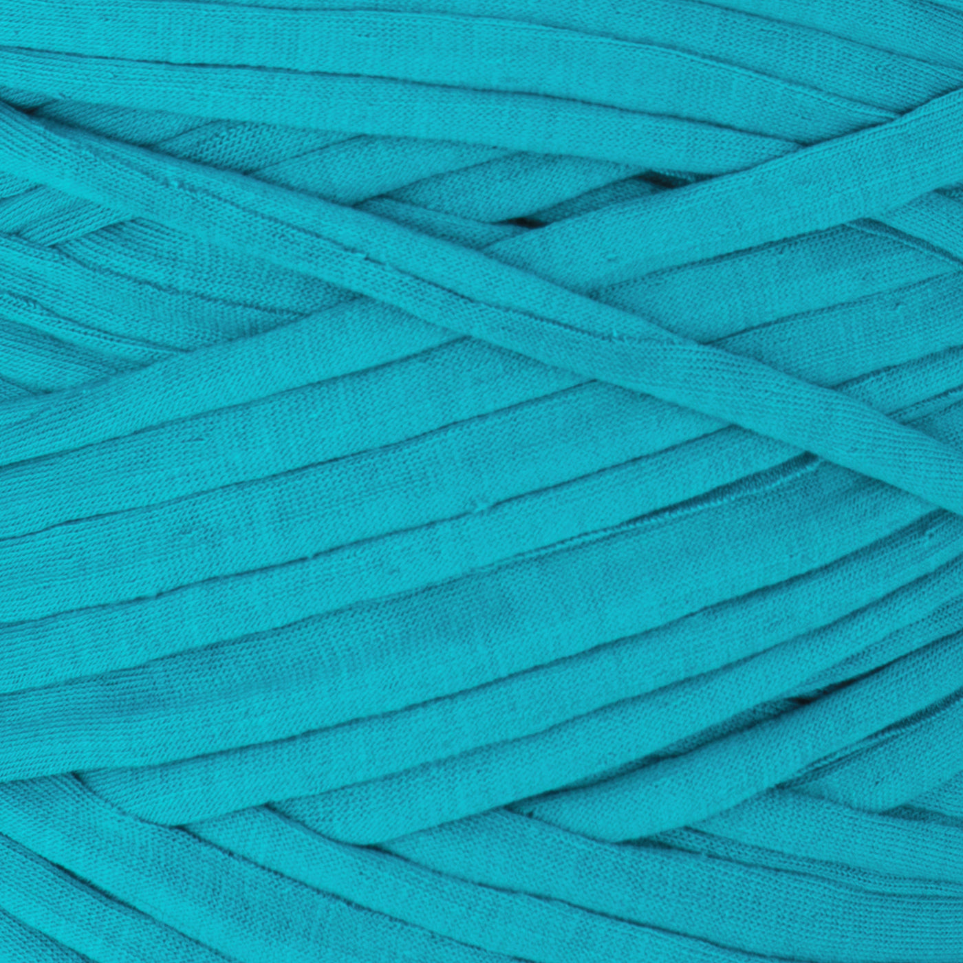 Recycled T-Shirt Fabric Yarn - Aquamarine Color