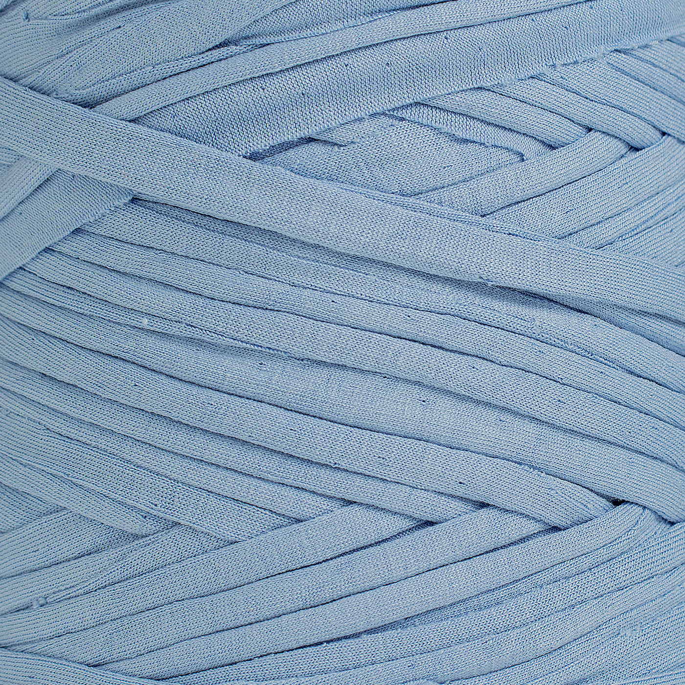 Recycled T-Shirt Fabric Yarn - Baby Blue Color