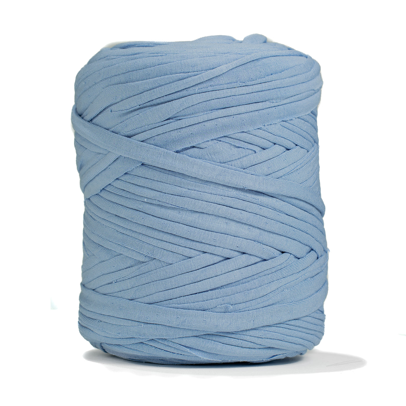 Recycled T-Shirt Fabric Yarn - Baby Blue Color