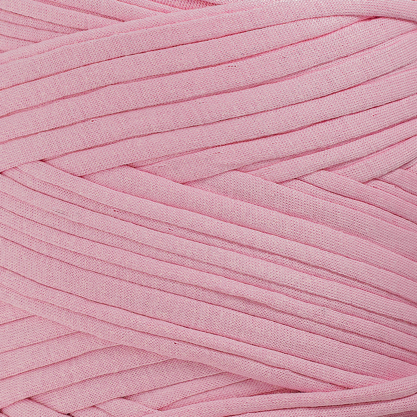 Recycled T-Shirt Fabric Yarn - Baby Pink Color