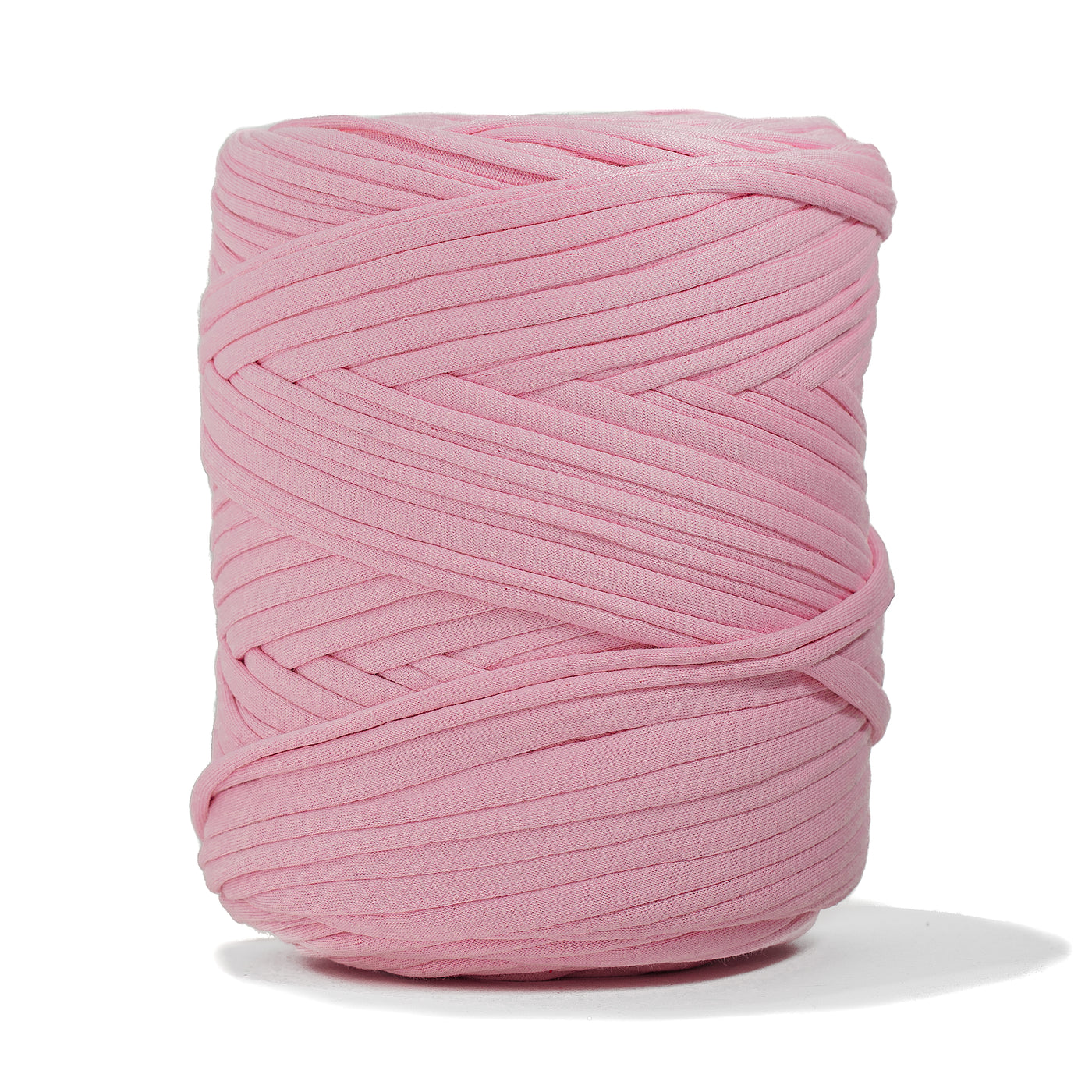 Recycled T-Shirt Fabric Yarn - Baby Pink Color