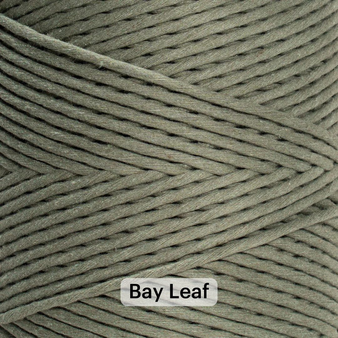 SOFT COTTON CORD ZERO WASTE 4 MM - 1 SINGLE STRAND - SAMPLES