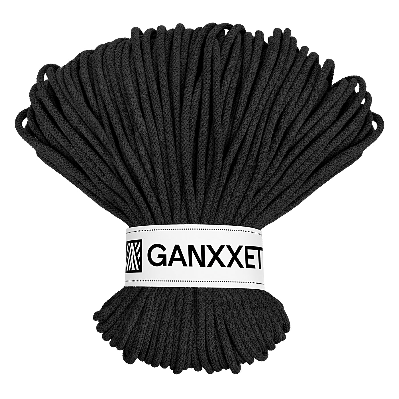5mm Braided Cord – Black Color