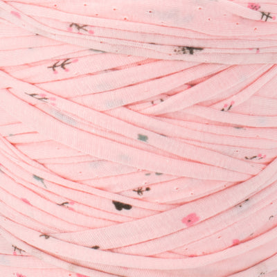 Printed Recycled T-Shirt Fabric Yarn - Bloomies