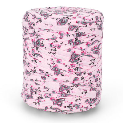 Printed Recycled T-Shirt Fabric Yarn - Boho Chic
