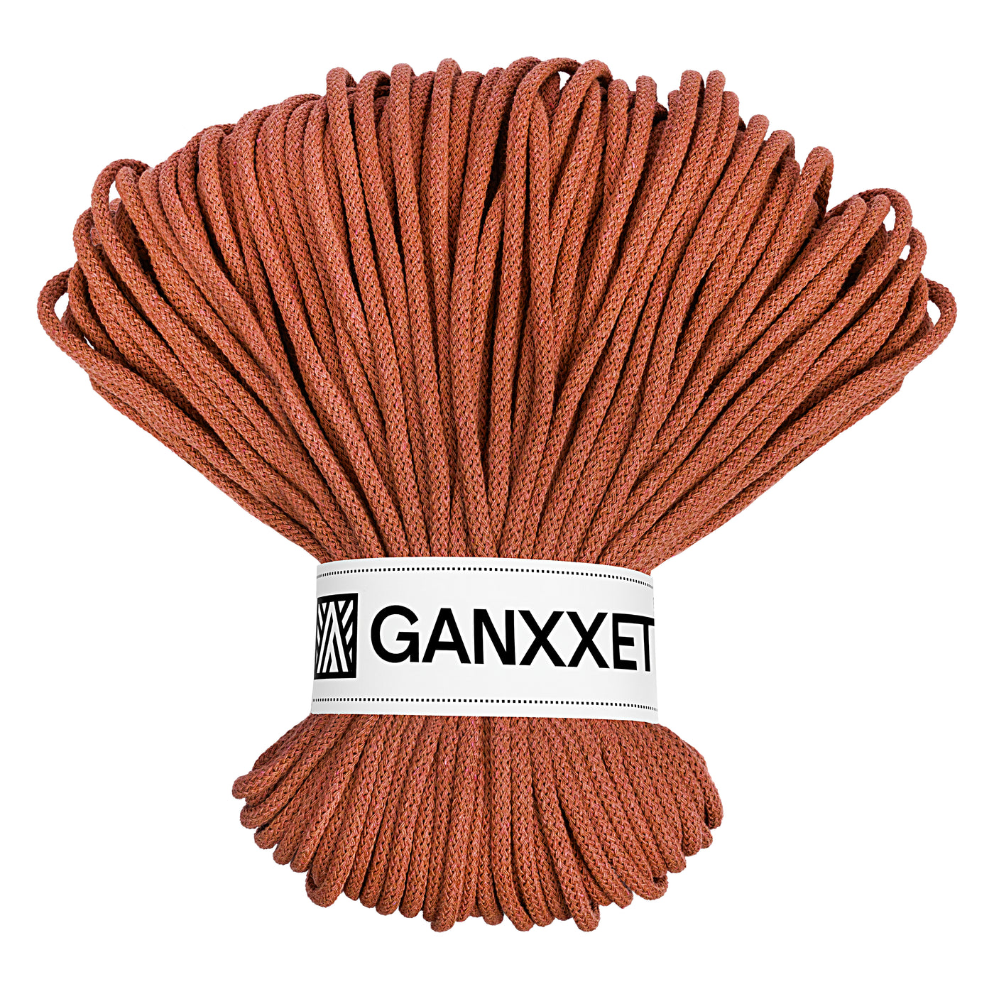 5mm Braided Cord – Brick Color