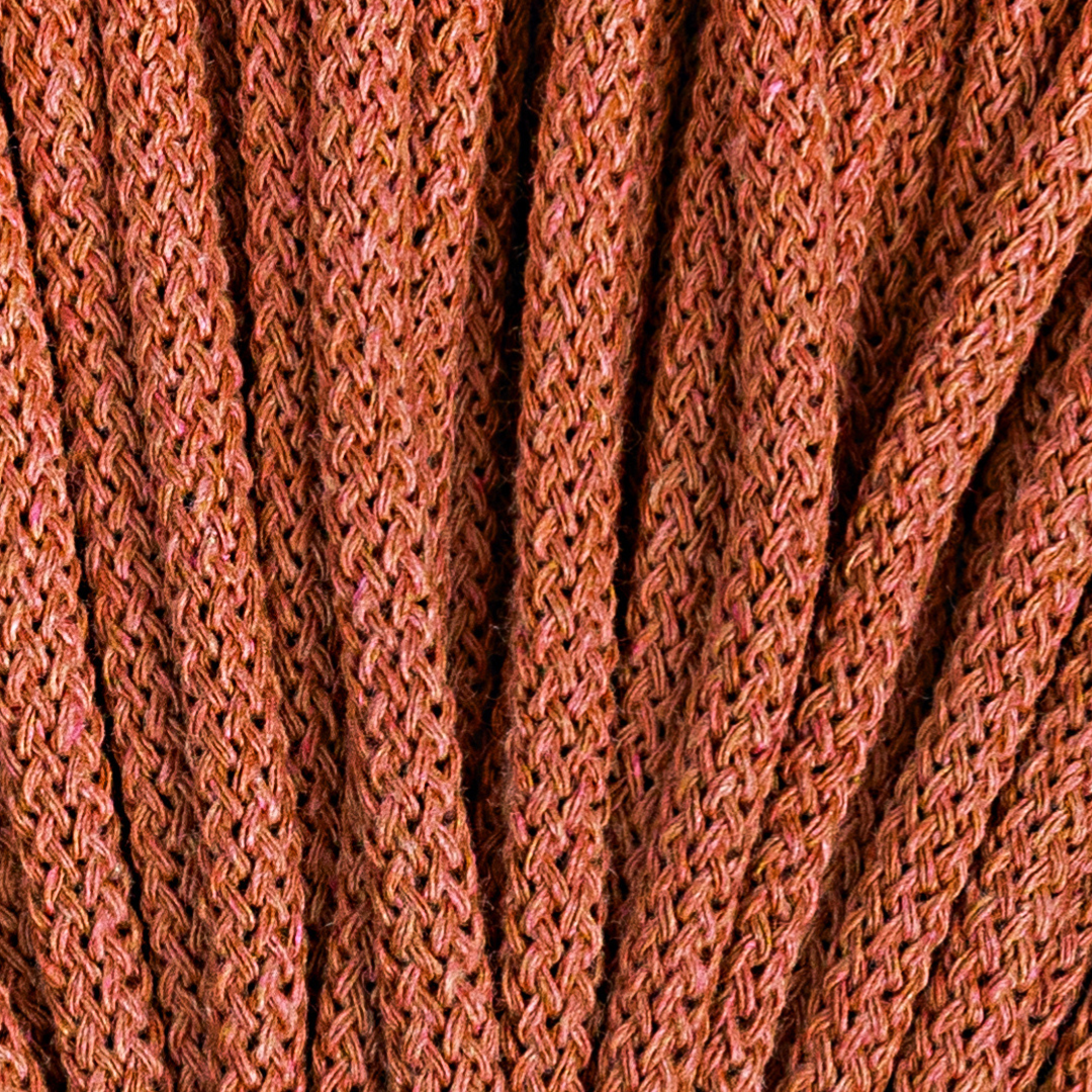 5mm Braided Cord – Brick Color