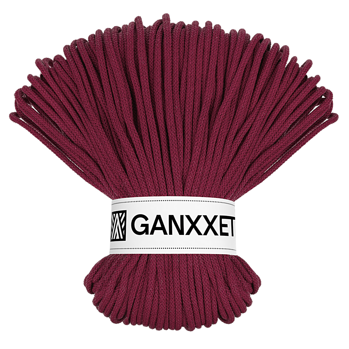 5mm Braided Cord – Burgundy Color