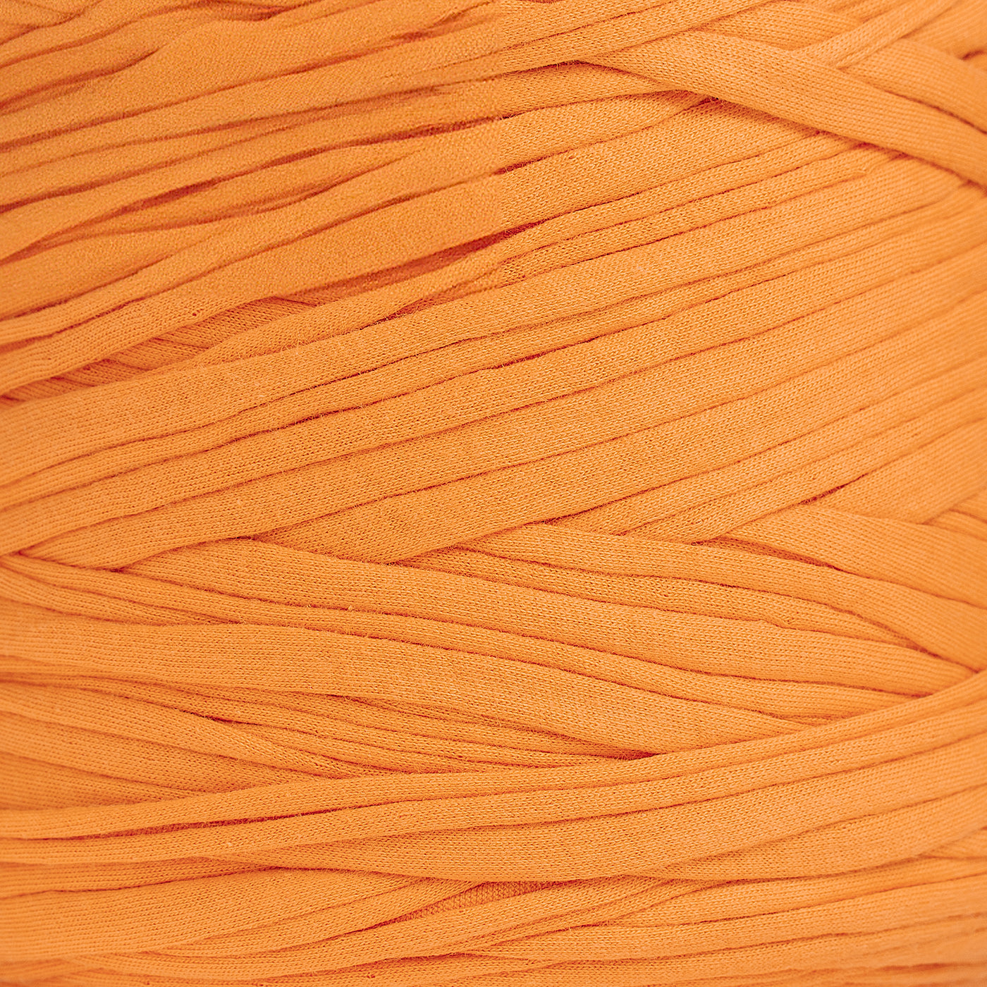 Recycled T-Shirt Fabric Yarn - Citrus Color