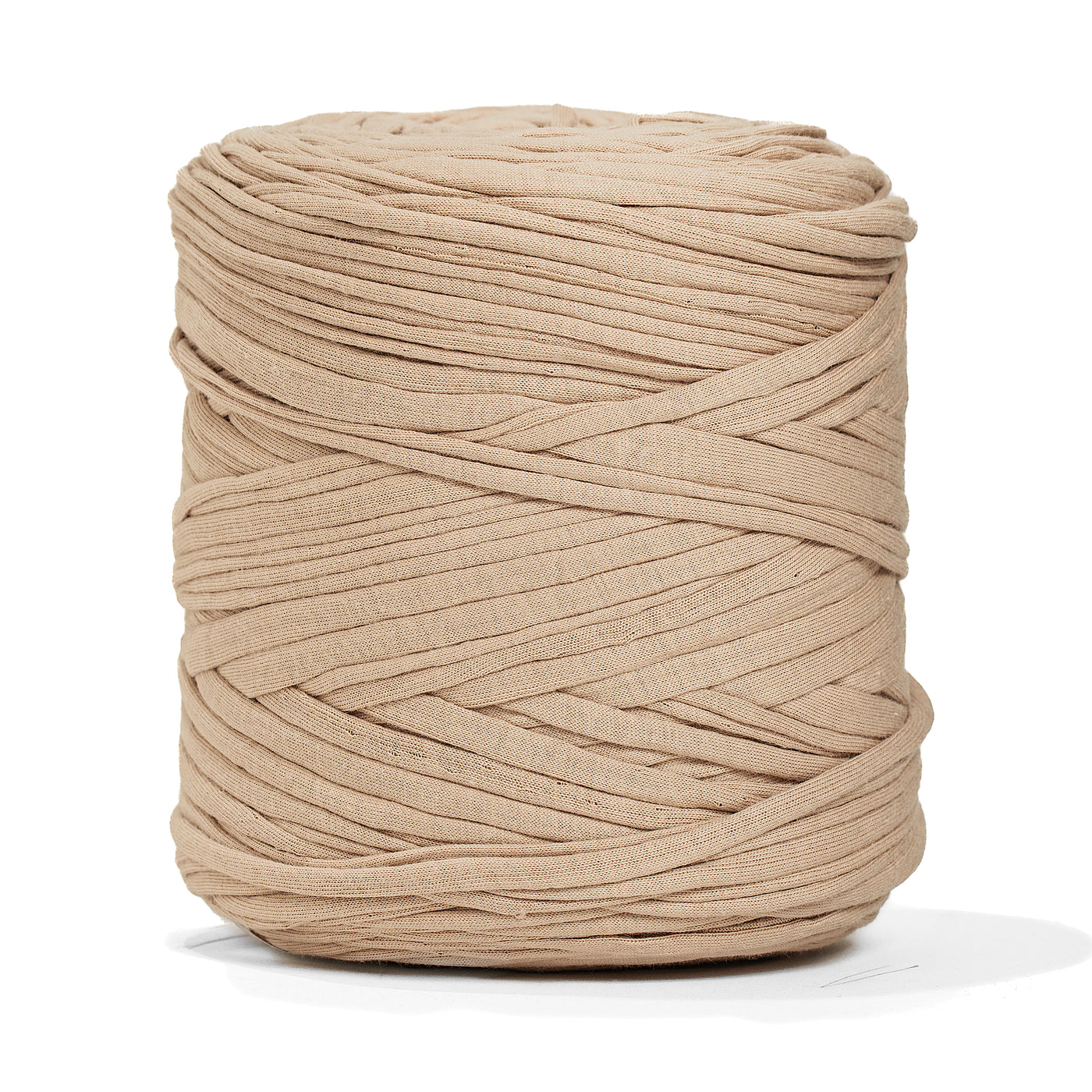 Recycled T-Shirt Fabric Yarn - Cocoa Color