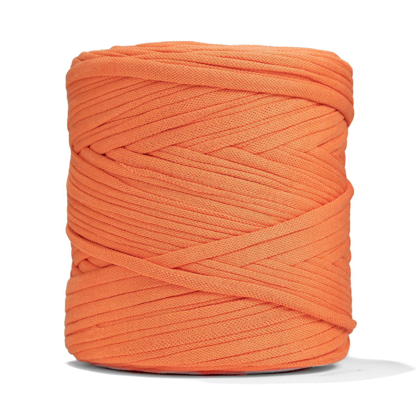 Recycled T-Shirt Fabric Yarn - Coral Color