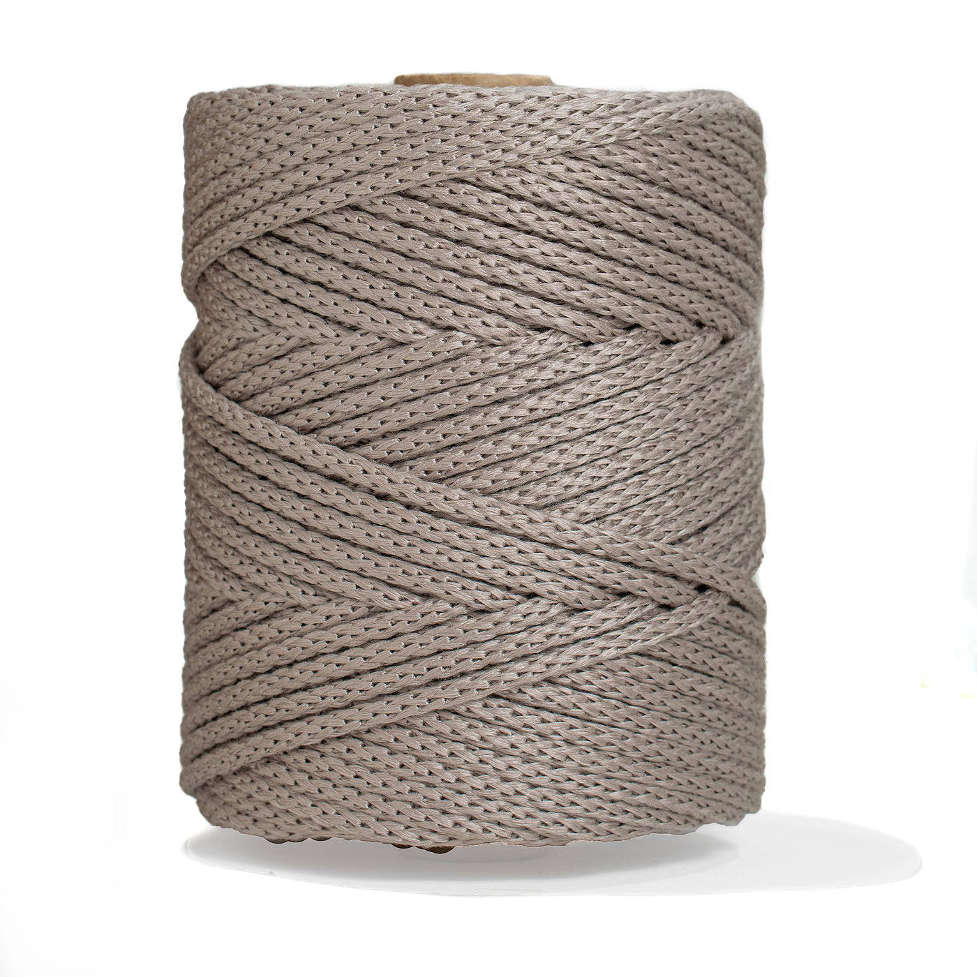 OUTDOOR RECYCLED BRAIDED CORD 6 MM -  CHAMPAGNE GOLD COLOR