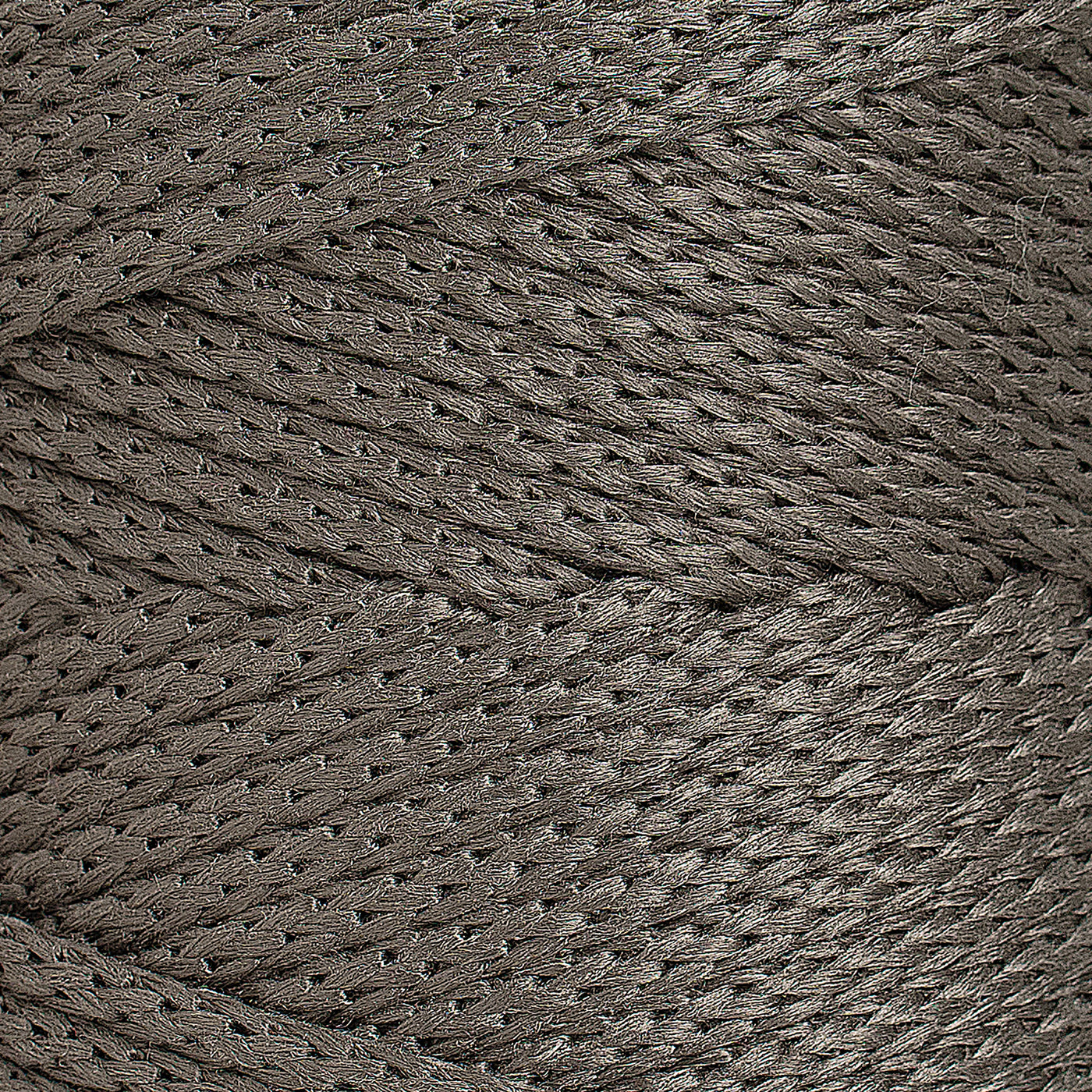 OUTDOOR RECYCLED BRAIDED CORD 6 MM -  DARK TAUPE COLOR