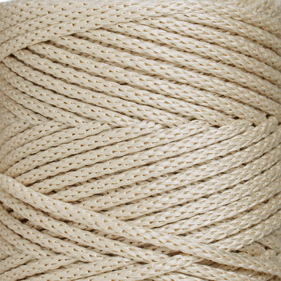 OUTDOOR RECYCLED BRAIDED CORD 6 MM - NATURAL COLOR