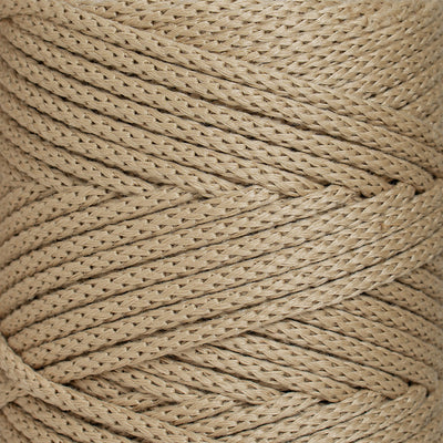 OUTDOOR RECYCLED BRAIDED CORD 6 MM -  SAND COLOR