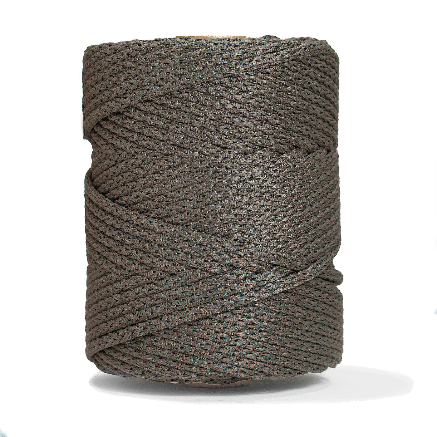 OUTDOOR RECYCLED BRAIDED CORD 6 MM -  DARK TAUPE COLOR
