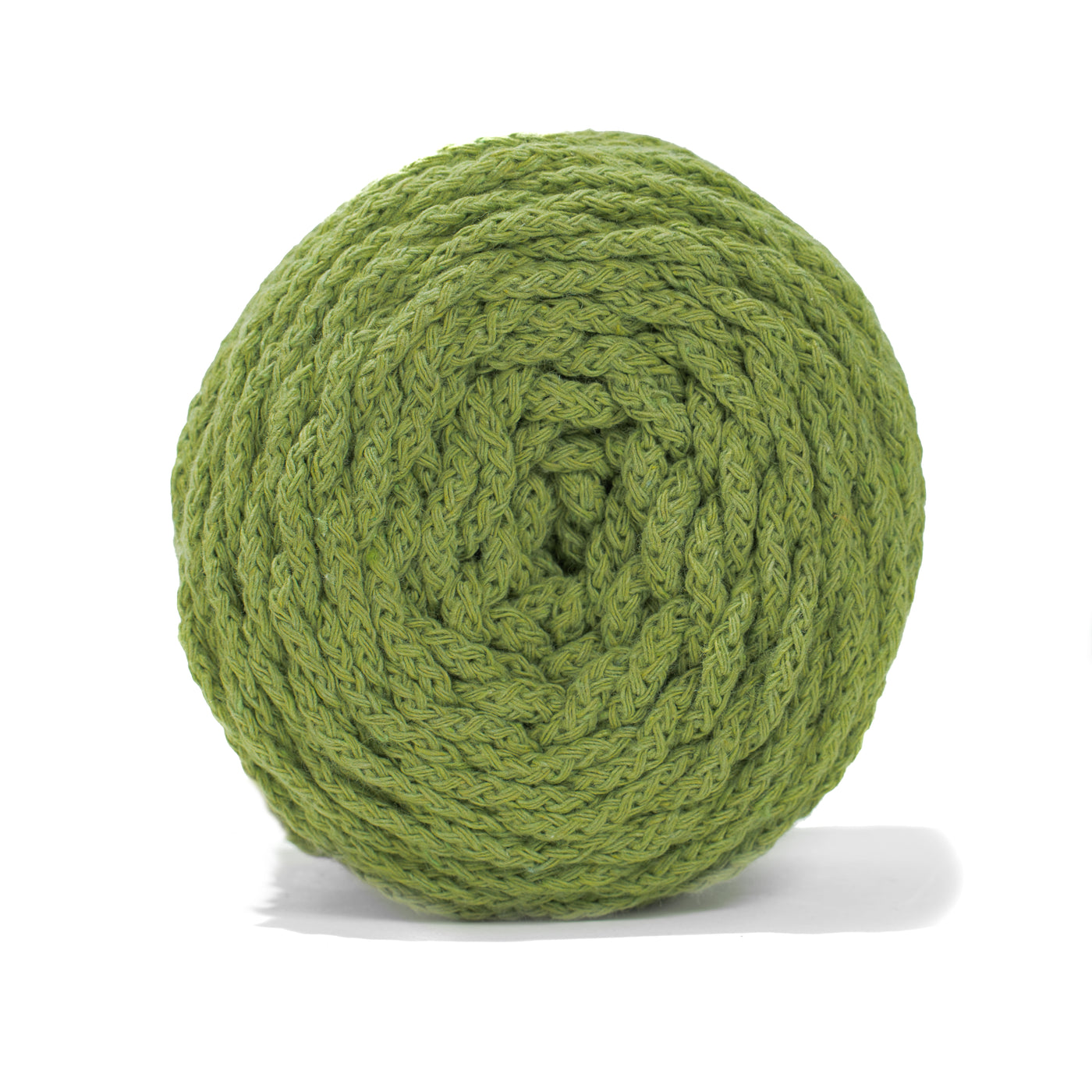 Cotton Air Braided Cord Apple Green Color