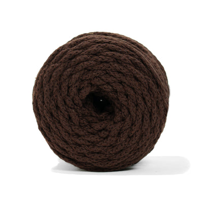 Cotton Air Braided Cord Chocolate Color