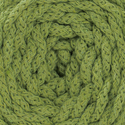 Cotton Air Braided Cord Apple Green Color