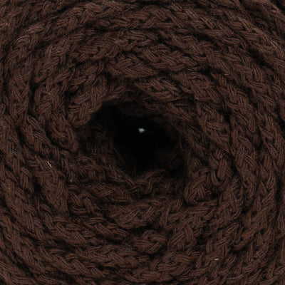 Cotton Air Braided Cord Chocolate Color