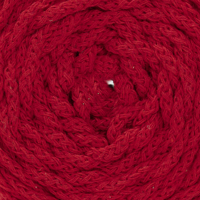 Cotton Air Braided Cord Red Color