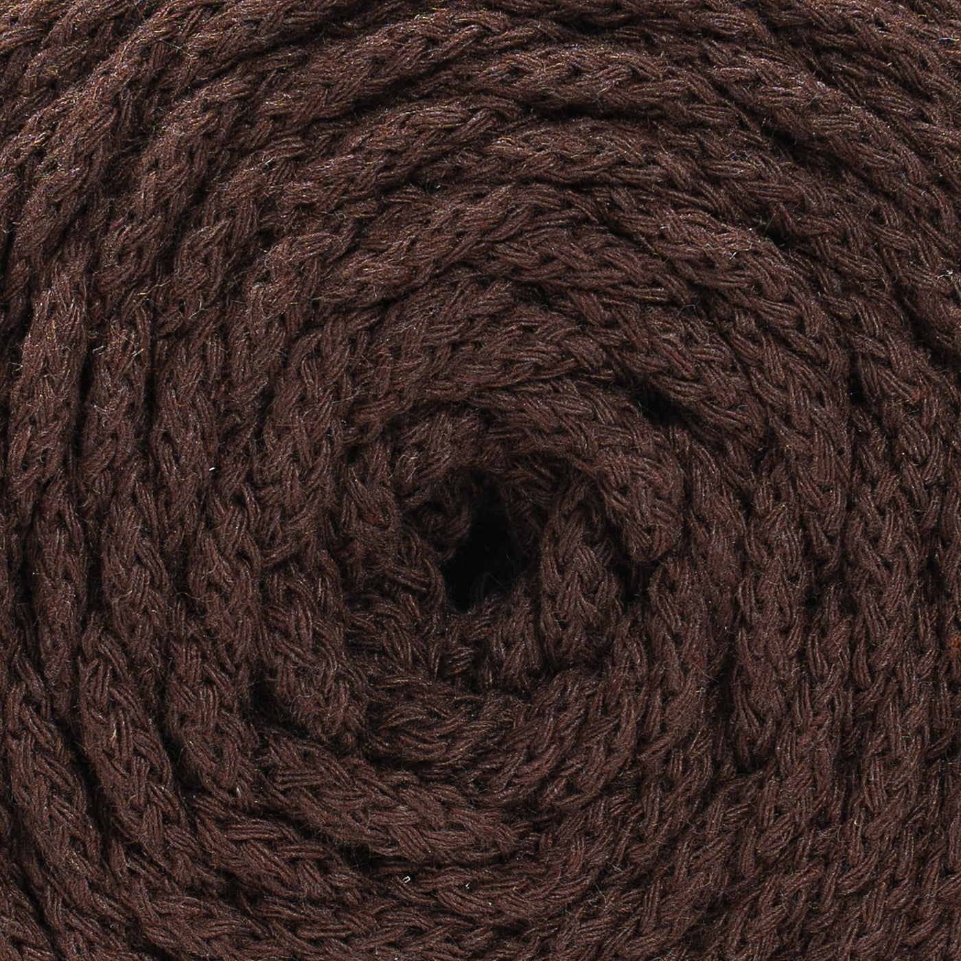 Cotton Air Braided Cord Chocolate Color