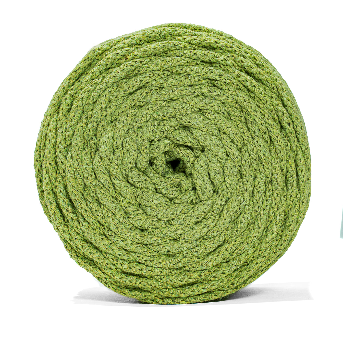 Cotton Air Braided Cord Apple Green Color