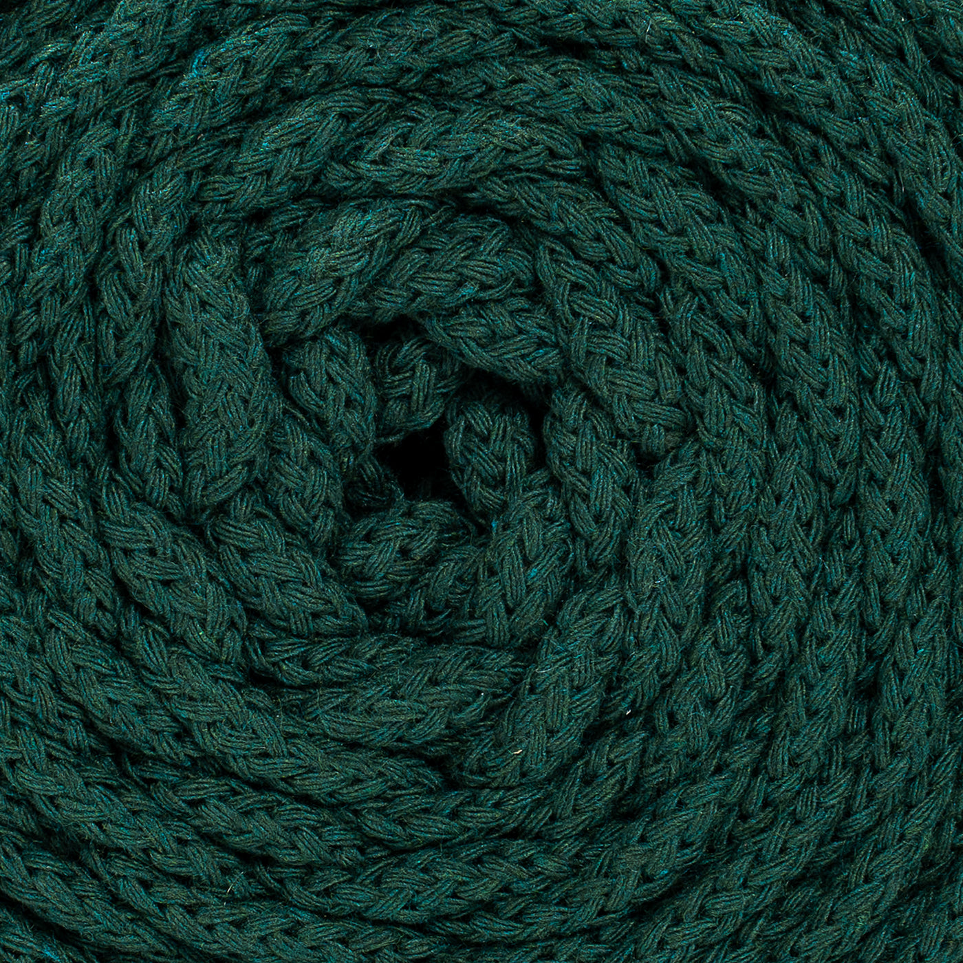 Cotton Air Braided Cord Forest Green Color