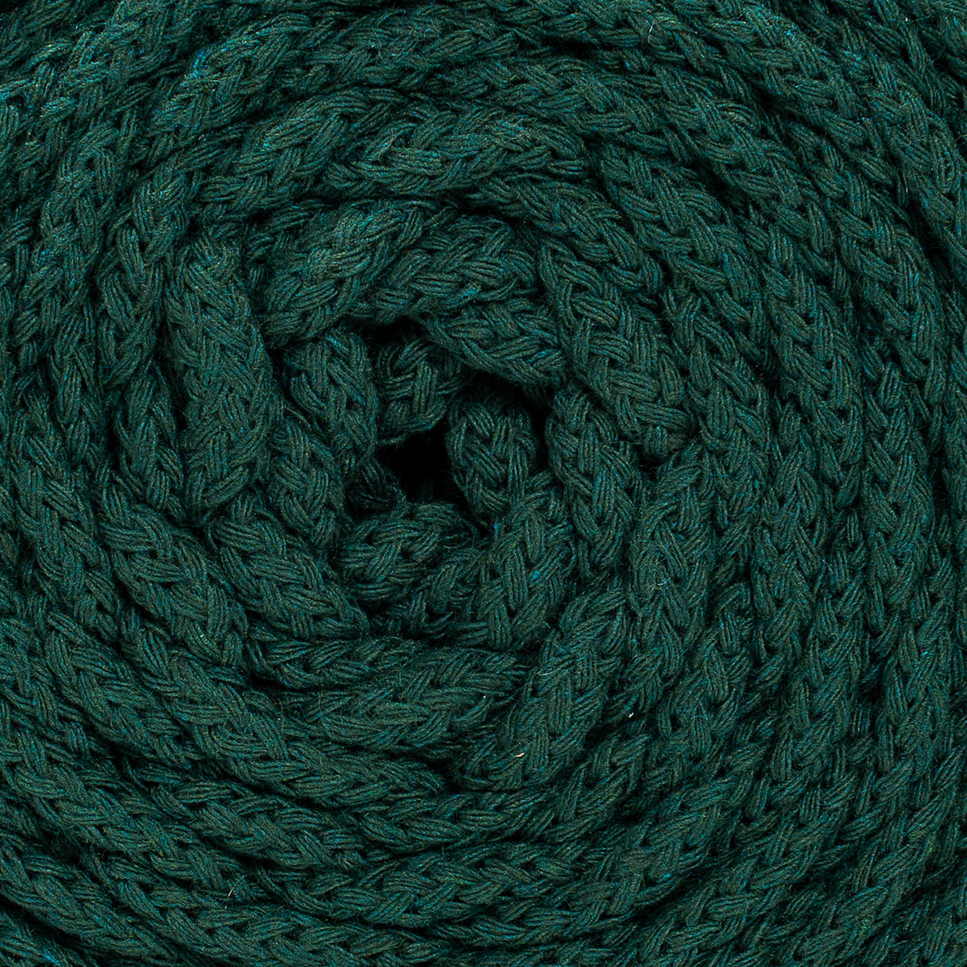 Cotton Air Braided Cord Forest Green Color