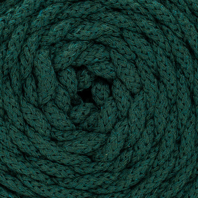 Cotton Air Braided Cord Forest Green Color