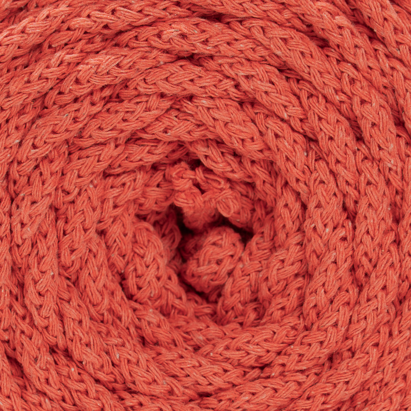 Cotton Air Braided Cord Orange Color