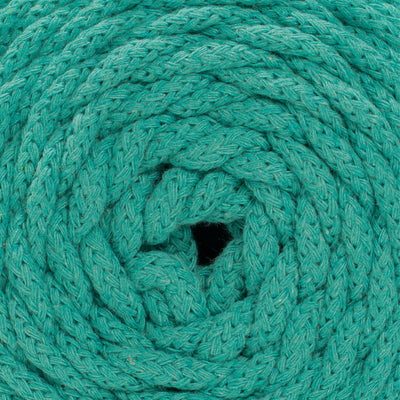 Cotton Air Braided Cord Turquoise Blue Color