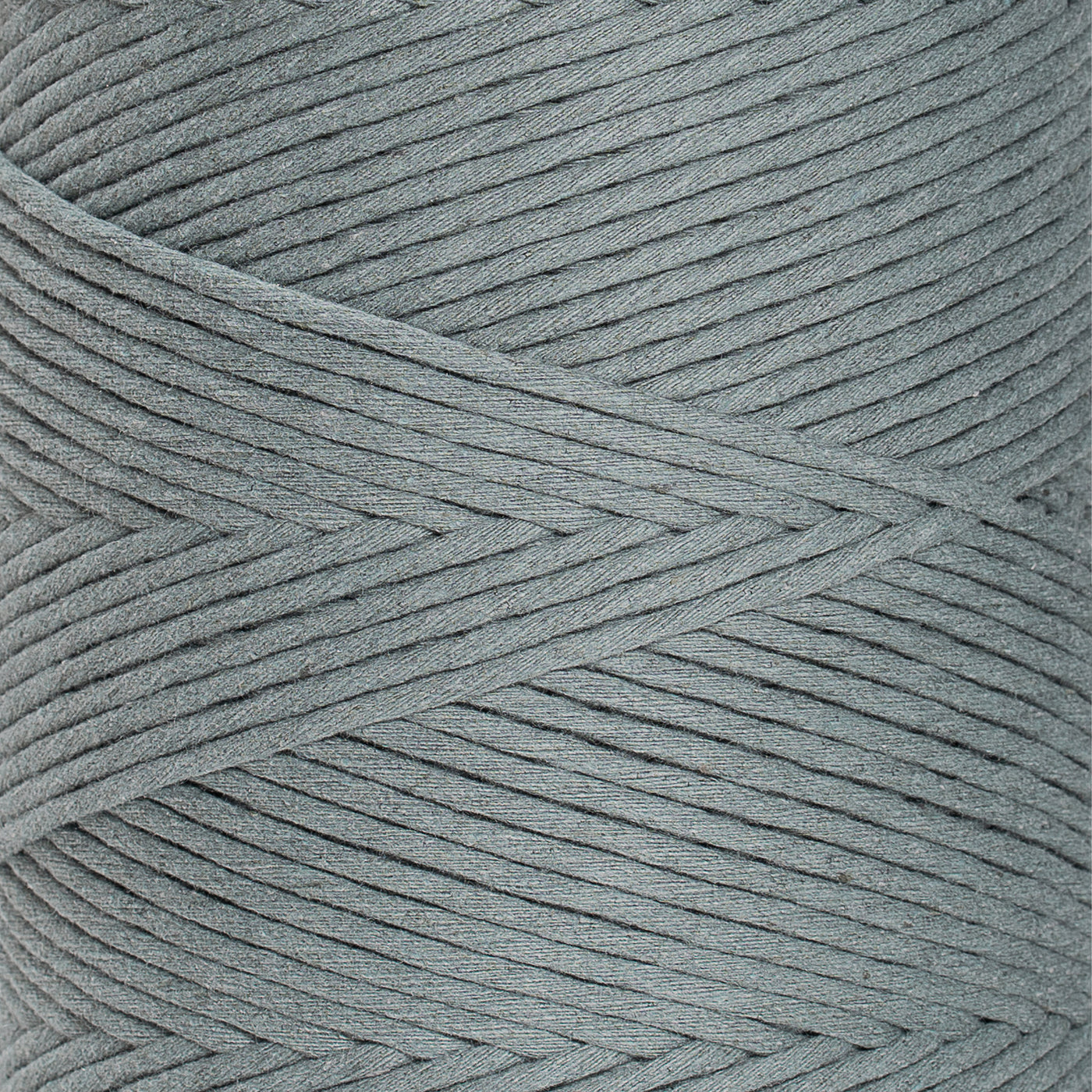 SOFT COTTON CORD ZERO WASTE 4 MM - 1 SINGLE STRAND - LIGHT JUNIPER COLOR