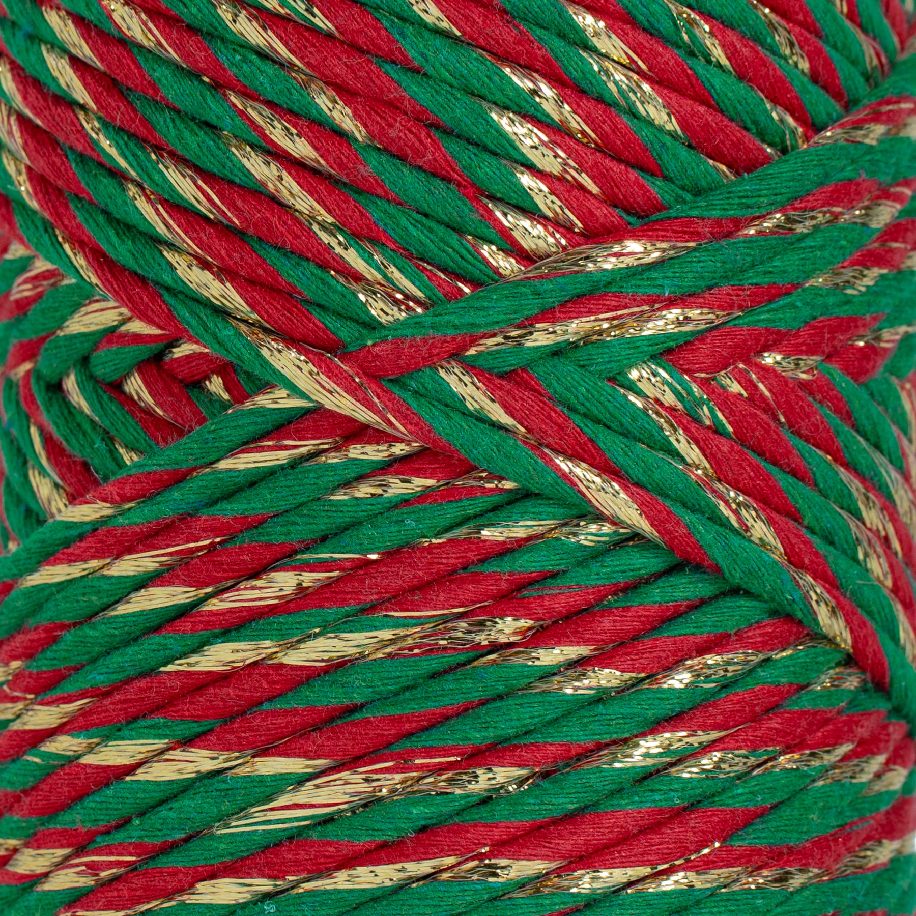 Jolly Rope Holly Jolly Rope 3mm 3ply - Tri Color – Ganxxet