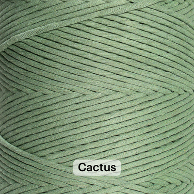 SOFT COTTON CORD ZERO WASTE 4 MM - 1 SINGLE STRAND - SAMPLES