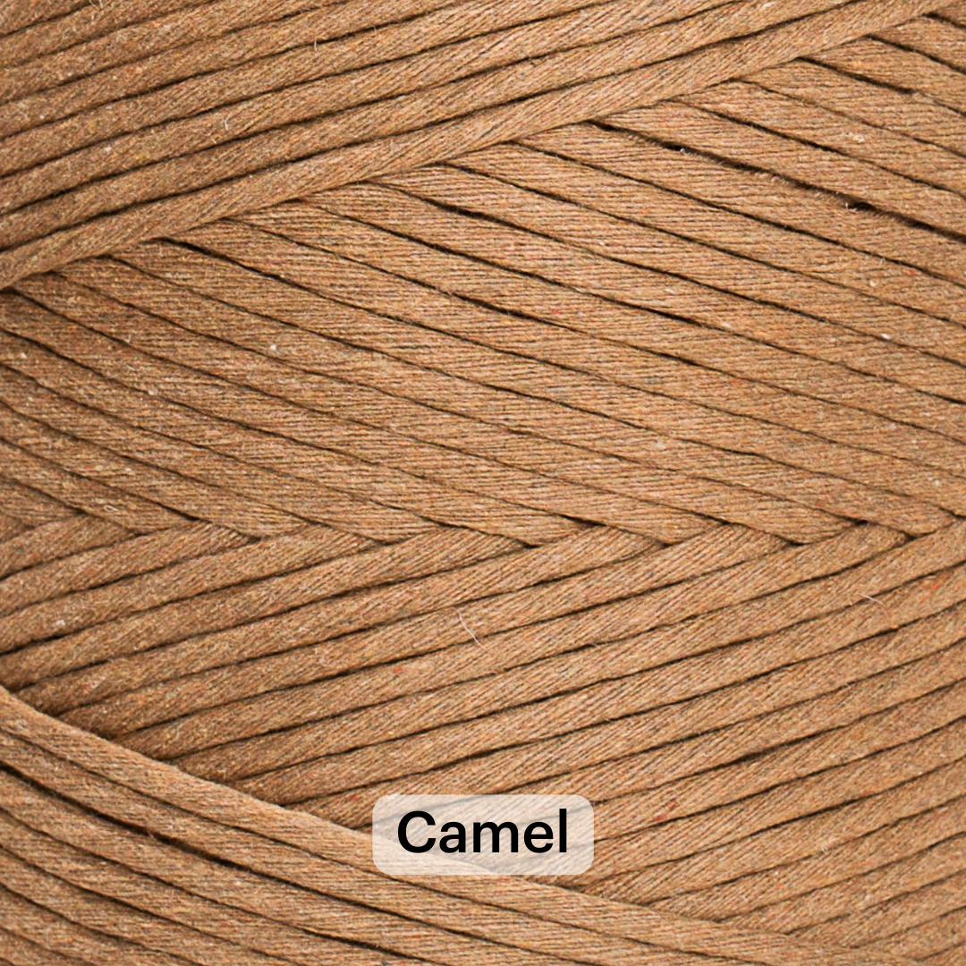 6MM Macramé Cord 1/4 Inch Cotton Rope Super Soft Weaving Cord