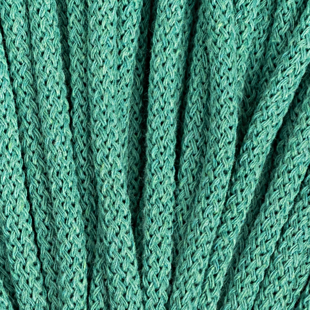 5mm Braided Cord – Caribbean Sea Color