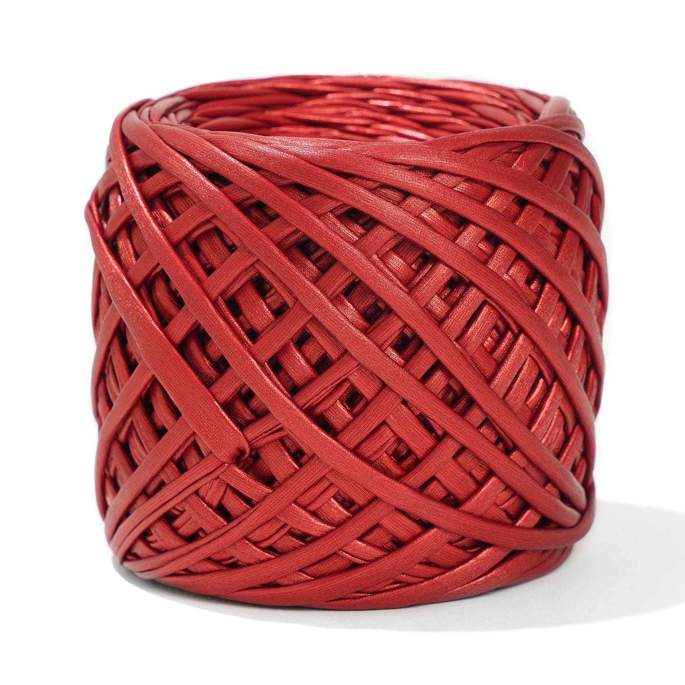 Fabric Yarn Leather T-Shirt Yarn Cherry Color