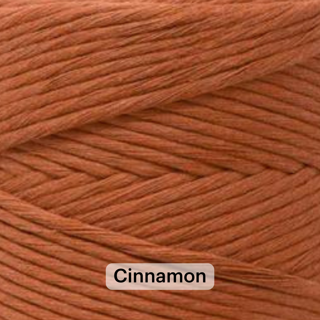 SOFT COTTON CORD ZERO WASTE 4 MM - 1 SINGLE STRAND - SAMPLES