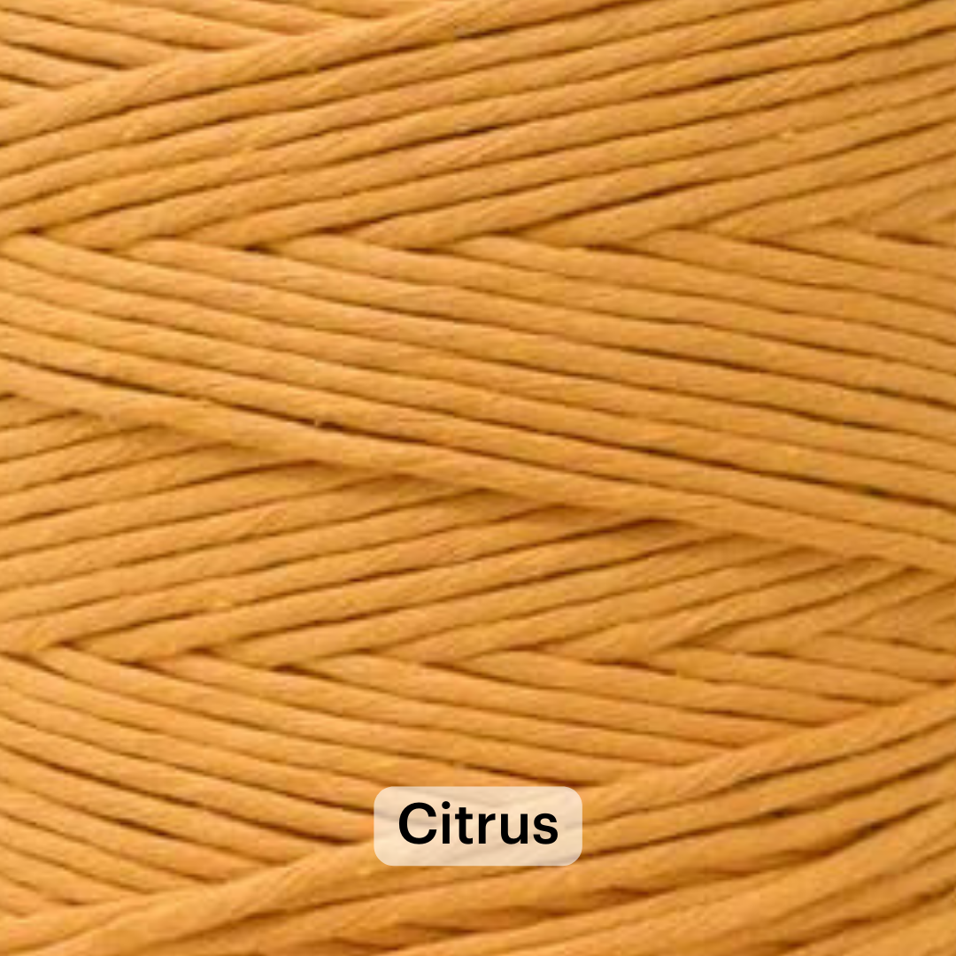 SOFT COTTON CORD ZERO WASTE 4 MM - 1 SINGLE STRAND - SAMPLES