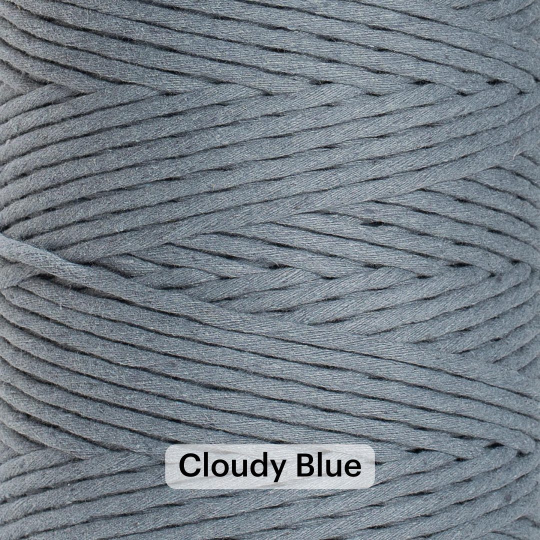 SOFT COTTON CORD ZERO WASTE 4 MM - 1 SINGLE STRAND - SAMPLES