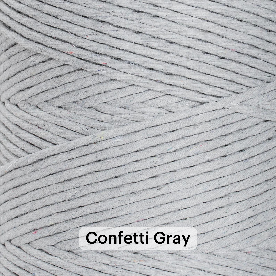 SOFT COTTON CORD ZERO WASTE 4 MM - 1 SINGLE STRAND - SAMPLES