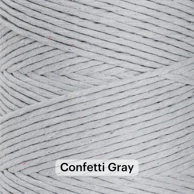 SOFT COTTON CORD ZERO WASTE 4 MM - 1 SINGLE STRAND - SAMPLES