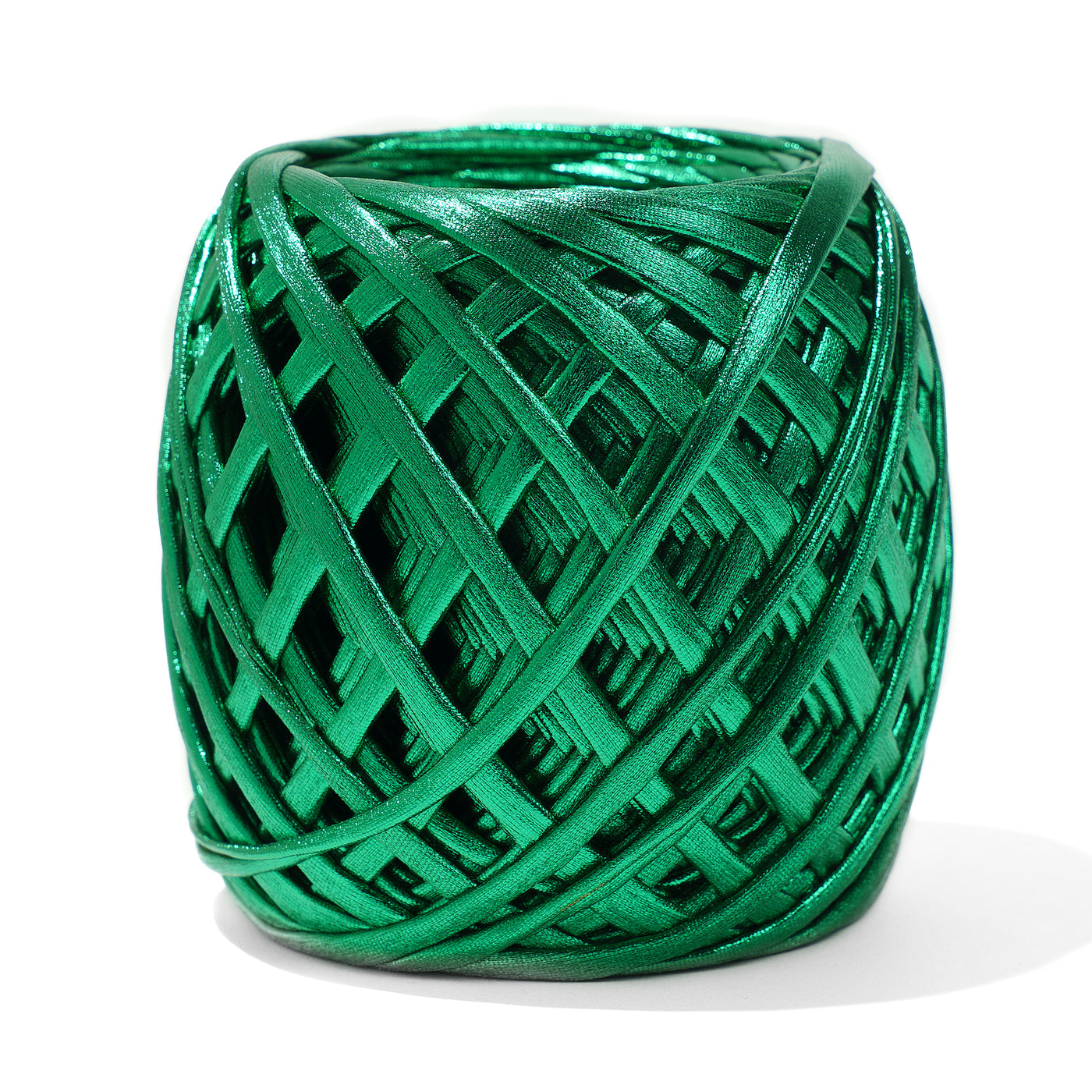 Fabric Yarn Metallic T-Shirt Yarn Cosmic Green Color