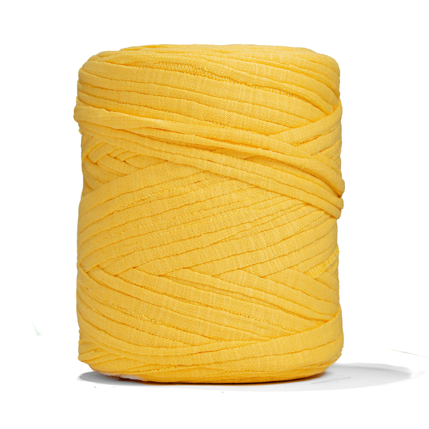 Recycled T-Shirt Fabric Yarn - Dandelion Color