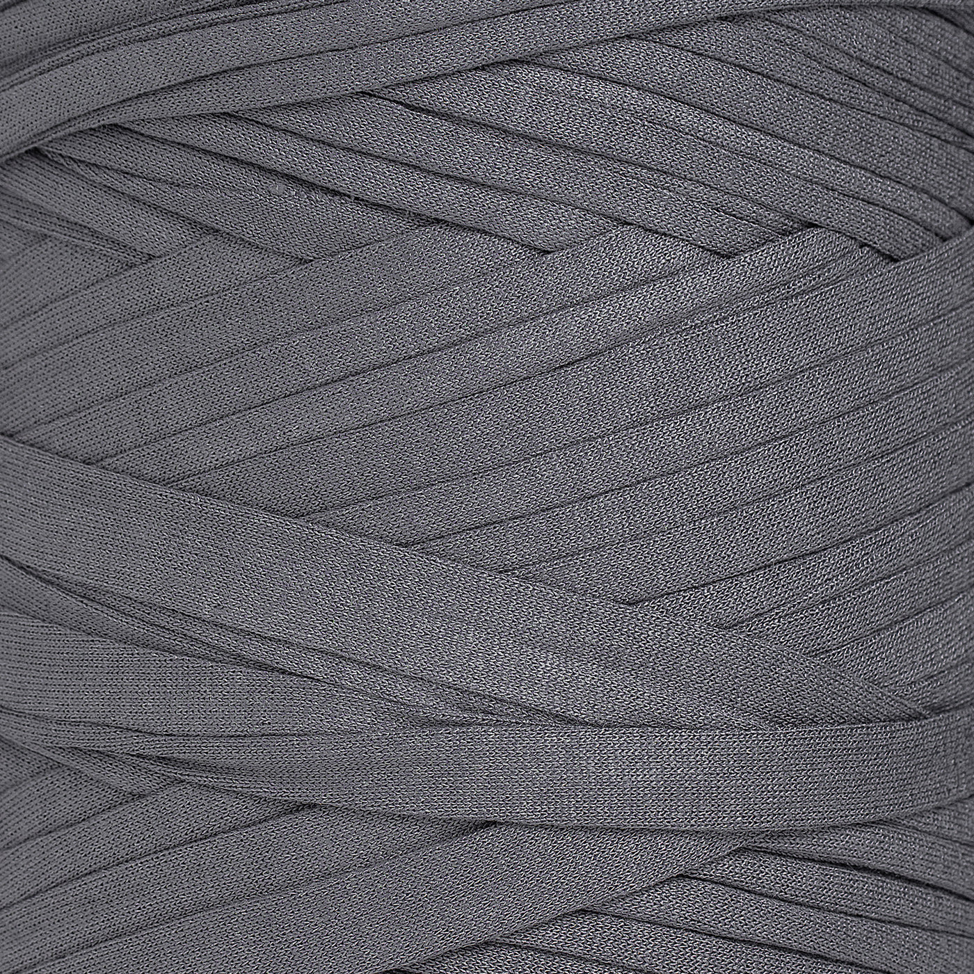 Recycled T-Shirt Fabric Yarn - Dior Gray Color